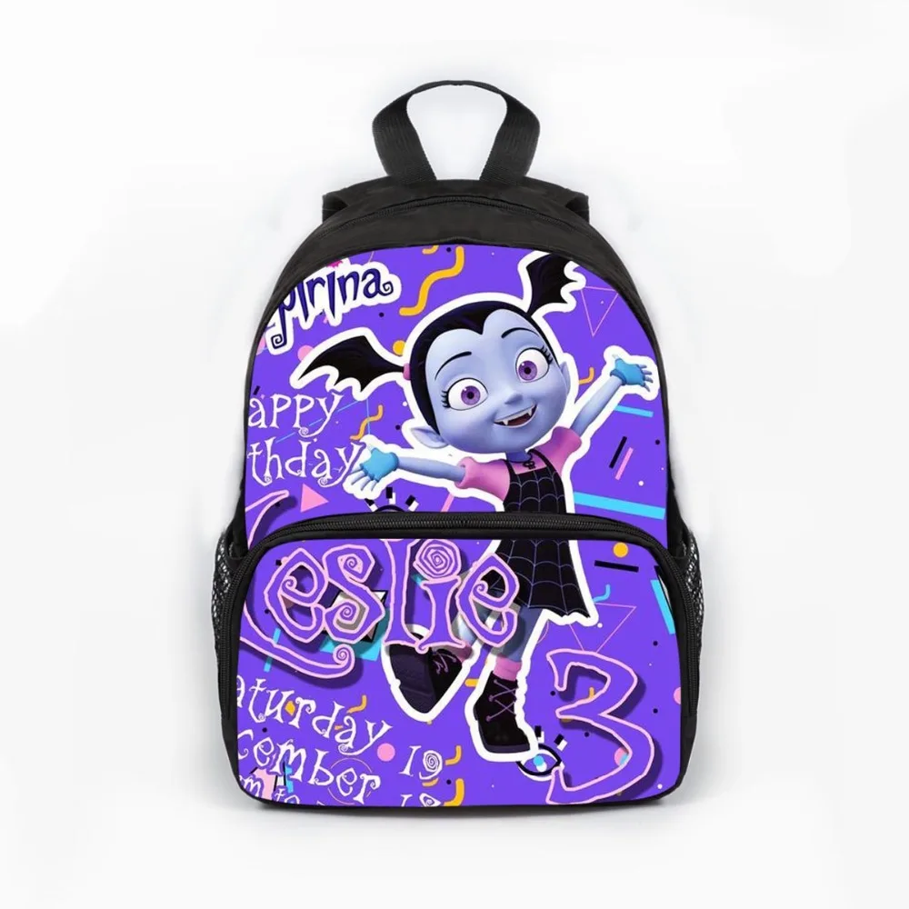 

2019 New Popular Cartoon Vampirina Printing School Backpack For Children Daily casual School Bags For Kids Boys Girls
