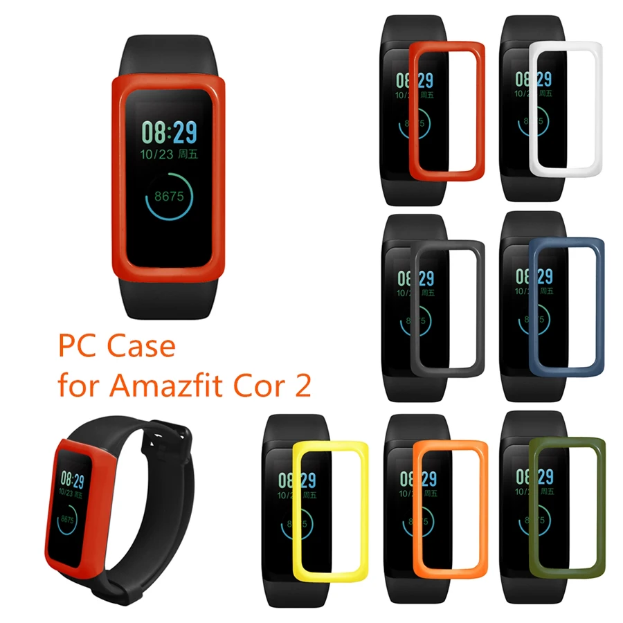 Цветной корпус ПК чехол Защитный для Xiaomi Huami Amazfit Cor 2 Midong смарт-браслет |