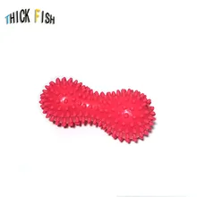 Надувной мяч для фитнеса арахисовый шиповник Йога массажный мяч ручной захват массаж триггерной точки расслабление мышц-цвет случайный