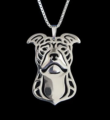 Купить ожерелье с собакой ручной работы ожерелье американского питбулера