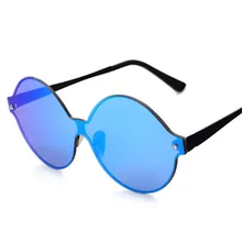 Gafas De Sol luneta sin montura De Color Gafas De Sol polarizadas mujeres hombres diseñador De la marca Eyewears aire libre Gafas De Sol Oculos Polarizados