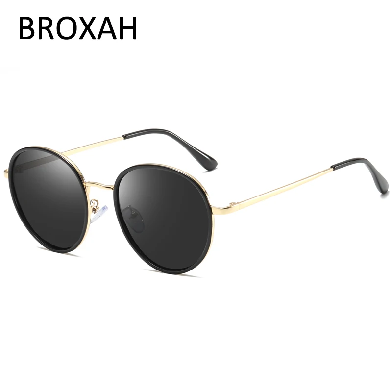 Retro Metal Round Polarized Sunglasses Women 2019 Vintage Brand Driving Sun Glasses for Men Pilot Eyewear UV400 Gafas De Sol