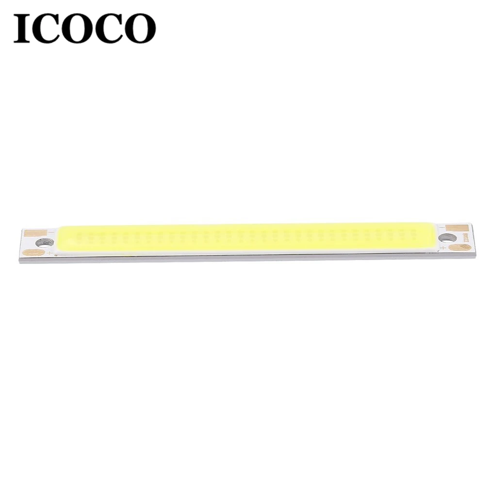 ICOCO 3 Вт 60x8 мм Подсветка COB Бар СВЕТОДИОДНАЯ лента Супер Холодный белый Теплый