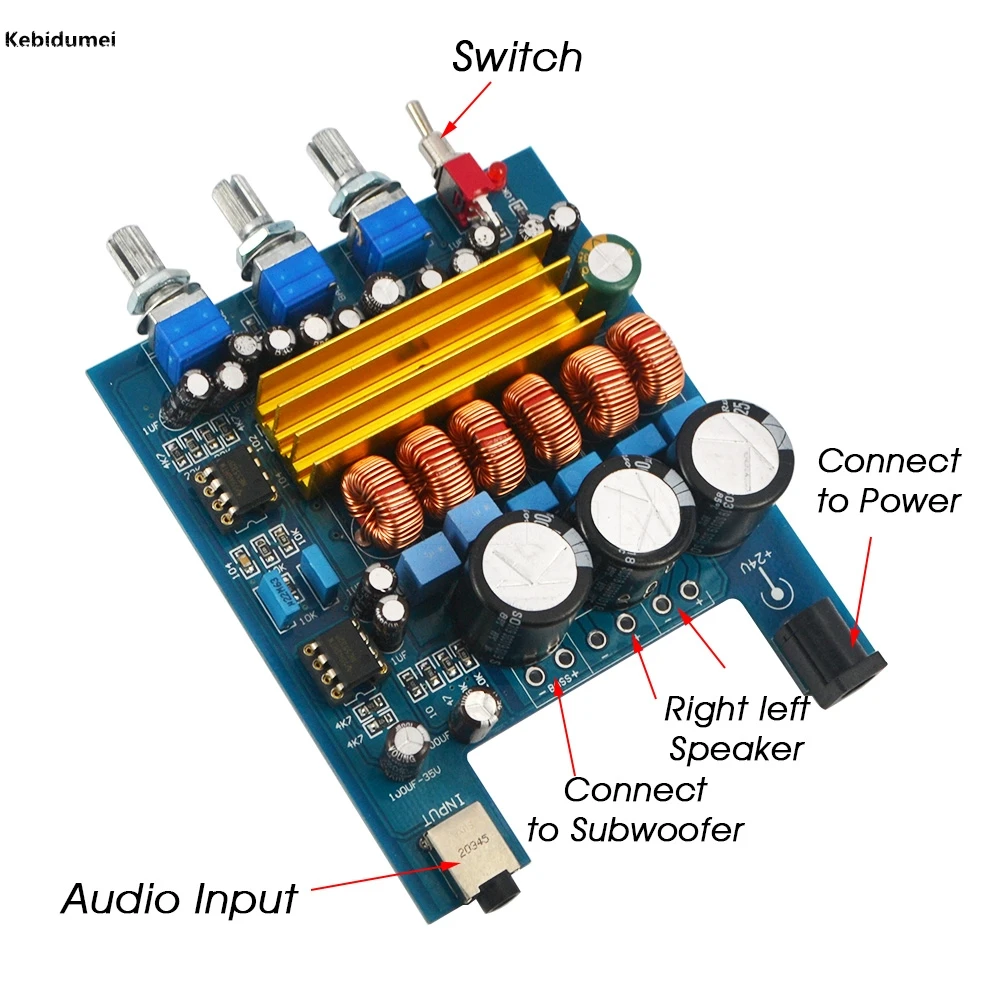 усилитель 2. Tpa3116 стерео. китайский усилитель 2. 1 с bluetooth. Tpa3116d2 80 вт * 2.