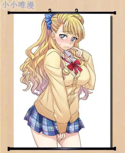 Аниме постер Galko-chan настенная прокрутка печатная картина домашний декор японский