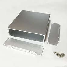 Алюминий корпус прибора основа печатной платы box Дело 114(4,4") X33(1,29") X120(4,72 мм DIY с несколькими секциями