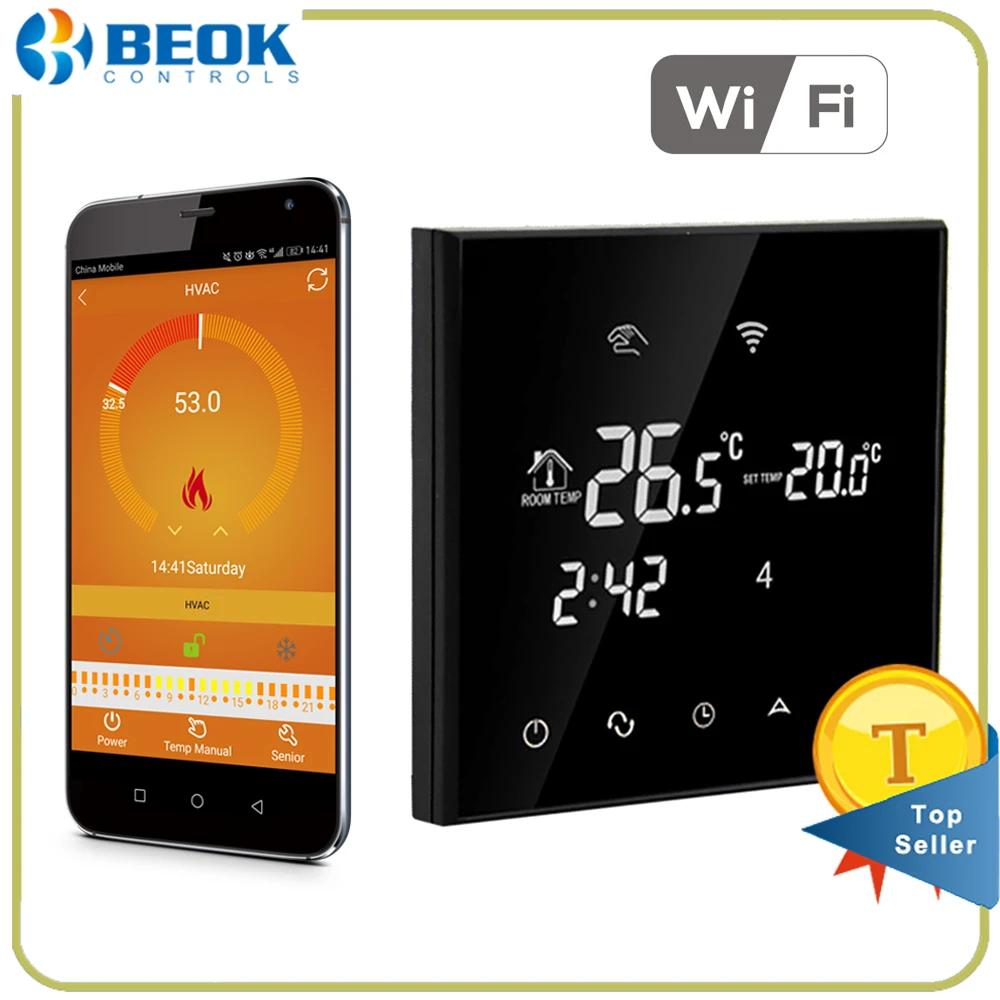 Beok TGT70 wifi WP термостат для нагрева воды умный программируемый контроллер