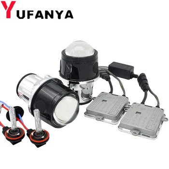 

2.5 inch HID Bi xenon fog Projector Lens with 55W AC H11 xenon kit for universal/Ford/Toyota/Nissan car Lights Lamp Retrofit
