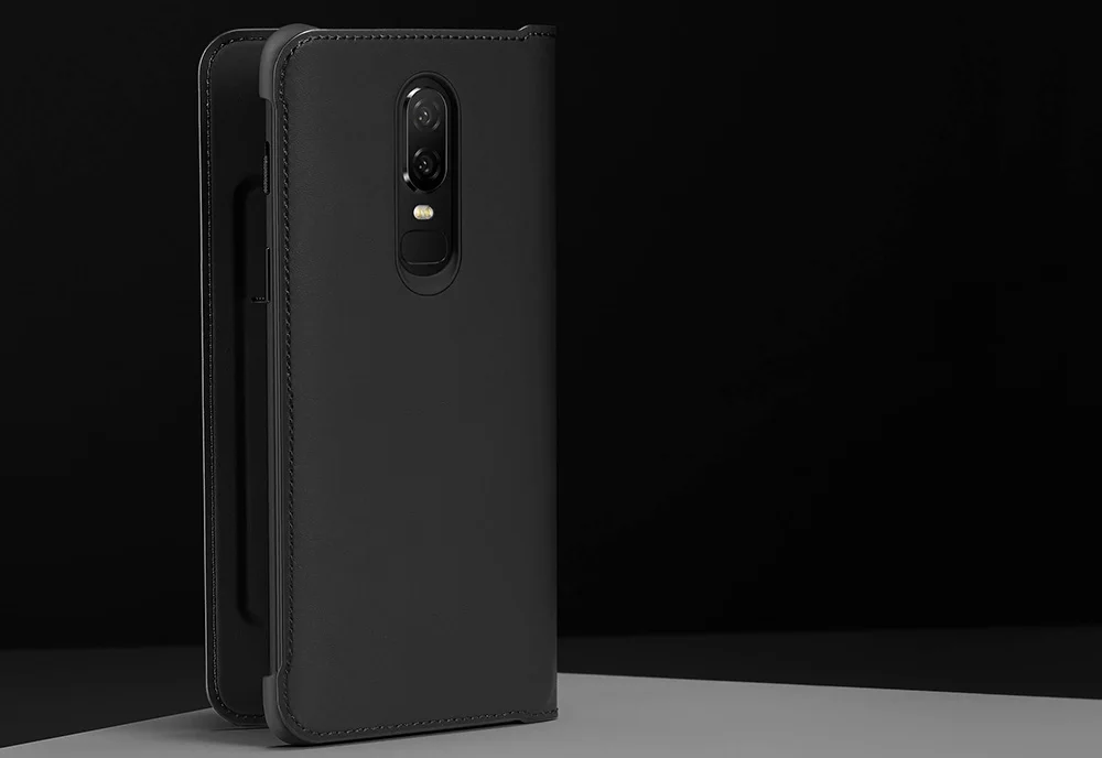 Чехол-книжка для Oneplus 6 T, умный кожаный чехол, Официальный чехол One Plus 6 6 T, чехол для телефона с слотом для карт, чехол s Oneplus6