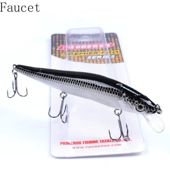 

Proberos Minnow Fishing Lures Wobbler Crankbaits Abs Artificial Hard Baits For Bass Fishing Tackle With Hooks 3d Printing Pesca