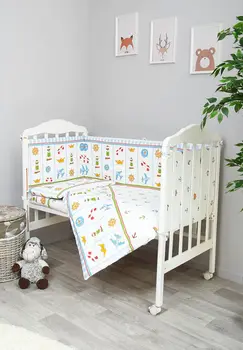 

Bed linen in the crib "lighthouse" 6 items + Gift