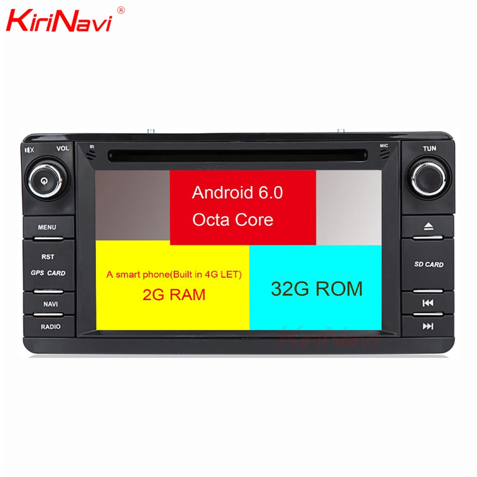 Sale KiriNavi Octa core 4G LET android 7 car radio for Mitsubishi Outlander Lancer ASX gps 2013 - 2017 support 4K Video 4G 1