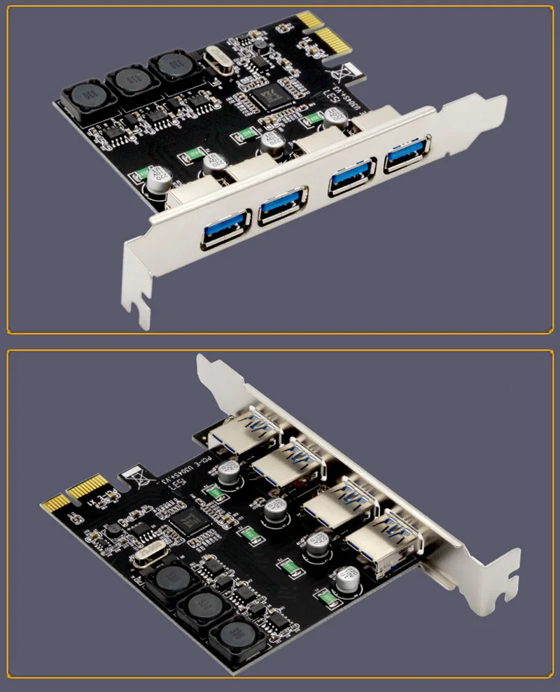 U3V PCI Express Post Card PCI-E USB 3.0 Adapter Card (25)