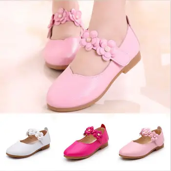 

Stylish Toddler Girls Princess Shoes Fashion Kids Wedding Party Dance Shoes Infant Floral Chidlren Walking Shoes PU Sandals
