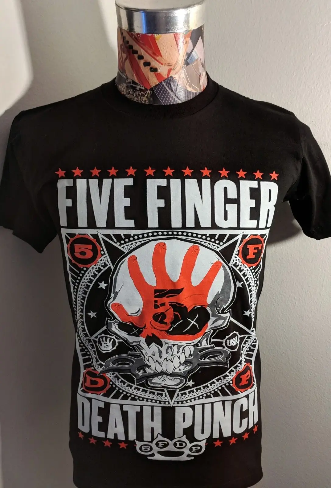

NEW FIVE FINGER DEATH PUNCH HAND THE WAY OF THE FIST HEAVY METAL BLACK T SHIRT Fashion Style Men Tee 2019 fashion t shirt