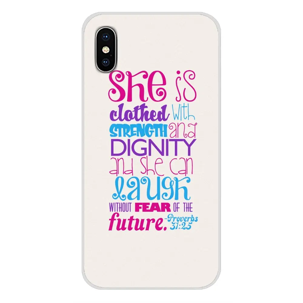 Мягкий чехол для Samsung Galaxy S3 S4 S5 Mini S6 S7 Edge S8 S9 S10 Lite Plus Note 4 5 8 9 Christian Theme Bible Verse