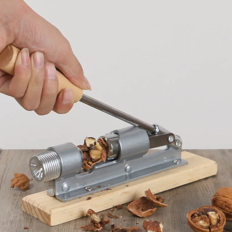 

1PC Portable Nut Accessories Mechanical Sheller Quick Walnut Opener Stainless Steel Nutcracker Walnut Clip Nut Cracker Tool