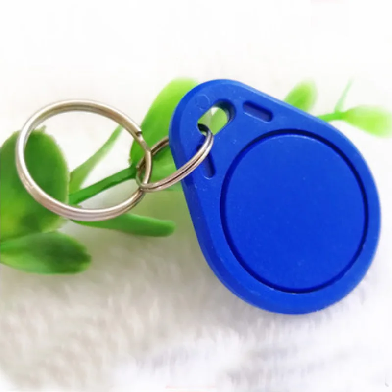 

10pcs 13.56MHz IC M1 S50 Keyfobs Tags Access Control RFID Key Finder Card Token Attendance Management Keychain Not rewriteable