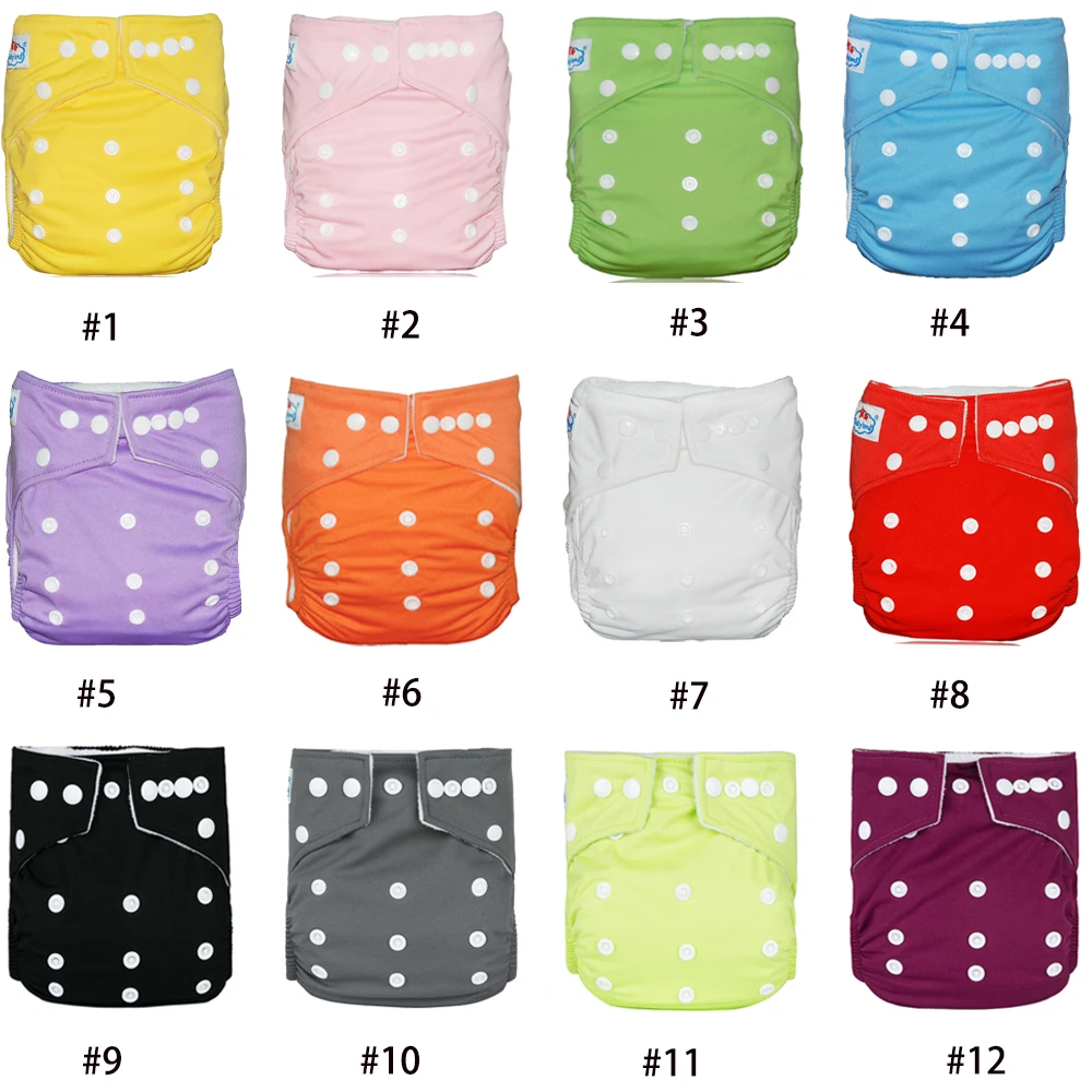 

Free Shipping 1PC Baby Cloth Diapers My Choice Waterproof Nappy Covers Microfleece Pocket Diapers Reusable Nappy 0-3 Years Baby