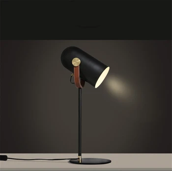 

Nordic Modern LED E27 Iron Black Desktop Decorative Lights Table Lamp Bedroom Living Room Bedside Lighting Table Lamp Decoration