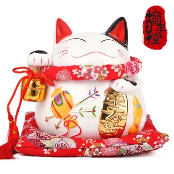 

8 inch two genuine million Lucky Cat Piggy Money marriage opened Home Furnishing ornaments gifts.