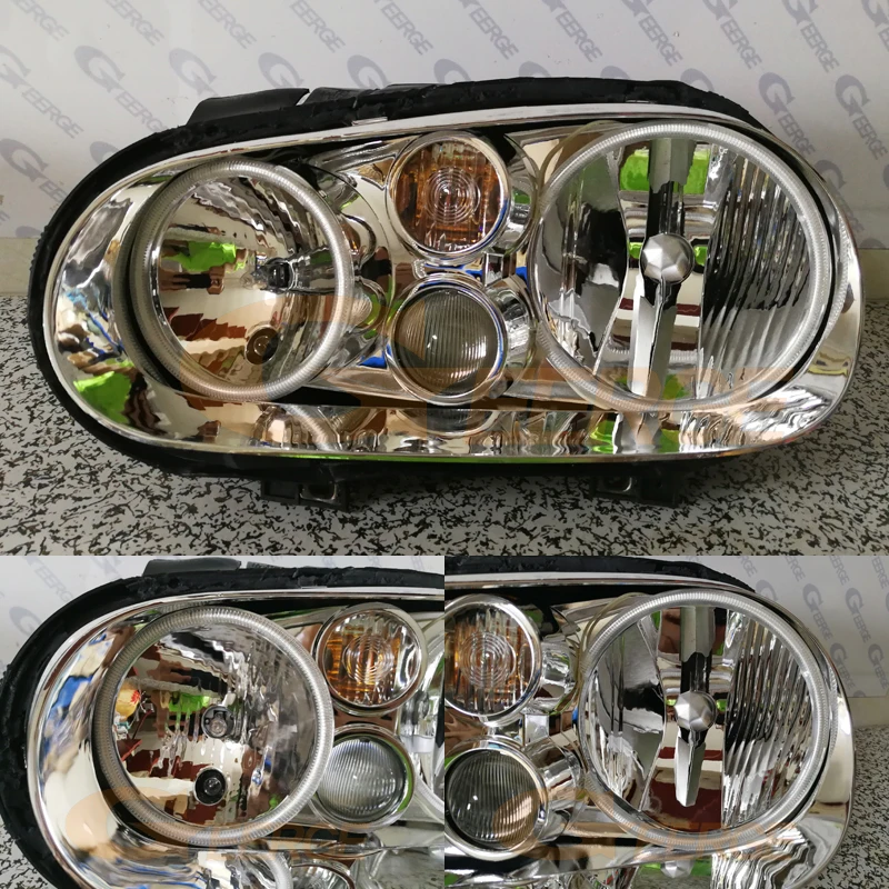 ccfl angel eyes Volkswagen VW Golf MK4 R32 GTi VR6 CABRIO A4 1998-2004(12)
