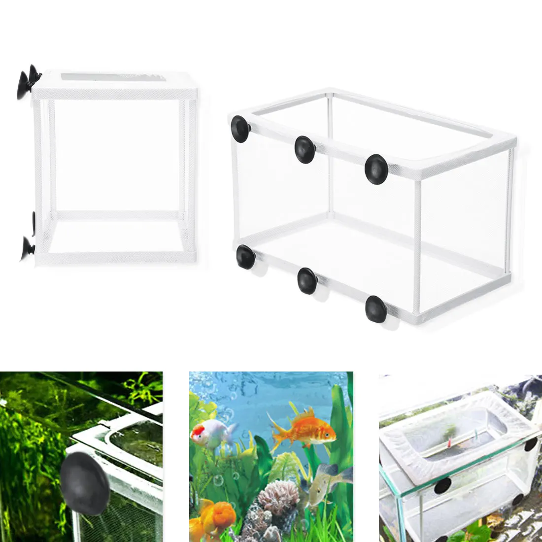 

Fish Breeding Incubator Aquarium Fish Tank Breeding Breeder Isolation Box Aquarium Hatchery Grow Seedlings Reproduction Holder