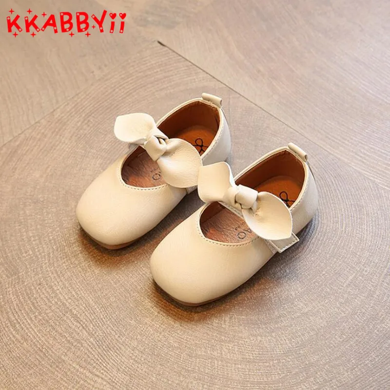 New Spring Girls Shoes Little Cute Sweet Baby Girl Flats Wedding Dress