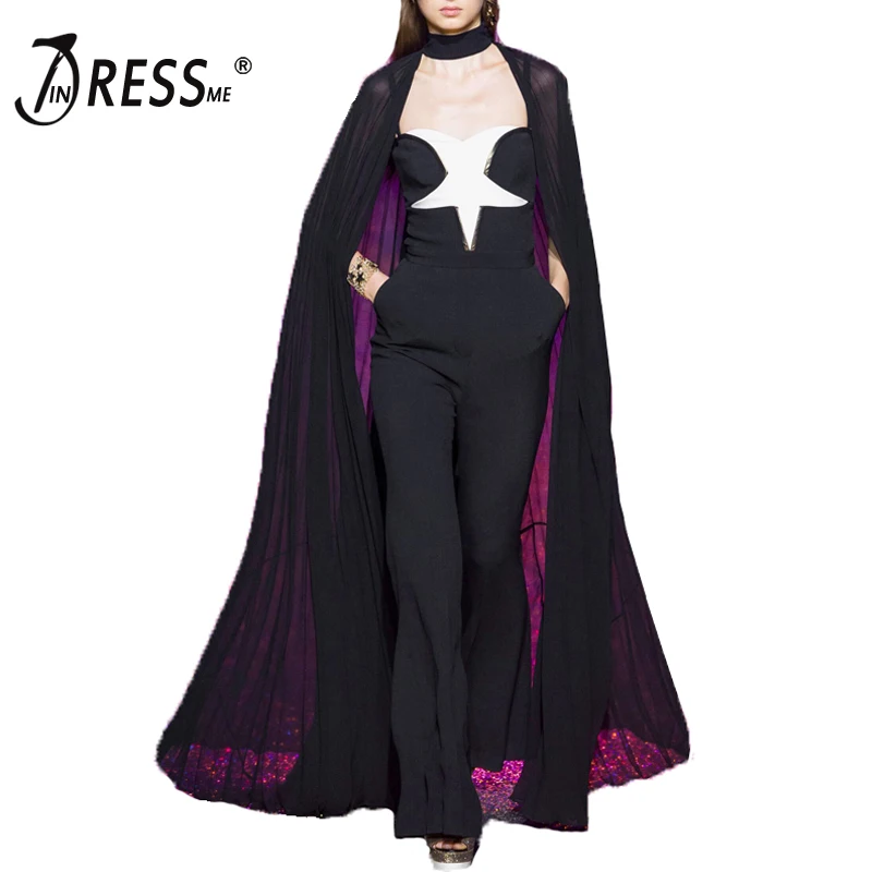 

INDRESSME 2019 Fashion Sexy Solid Jumpsuit Long Pant Suits Set Formal Women Lady 2 Pieces Sets With Belt