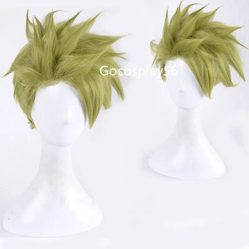 

Halloween Fate/Apocrypha Achilles Green Wig Cosplay FGO Role Play