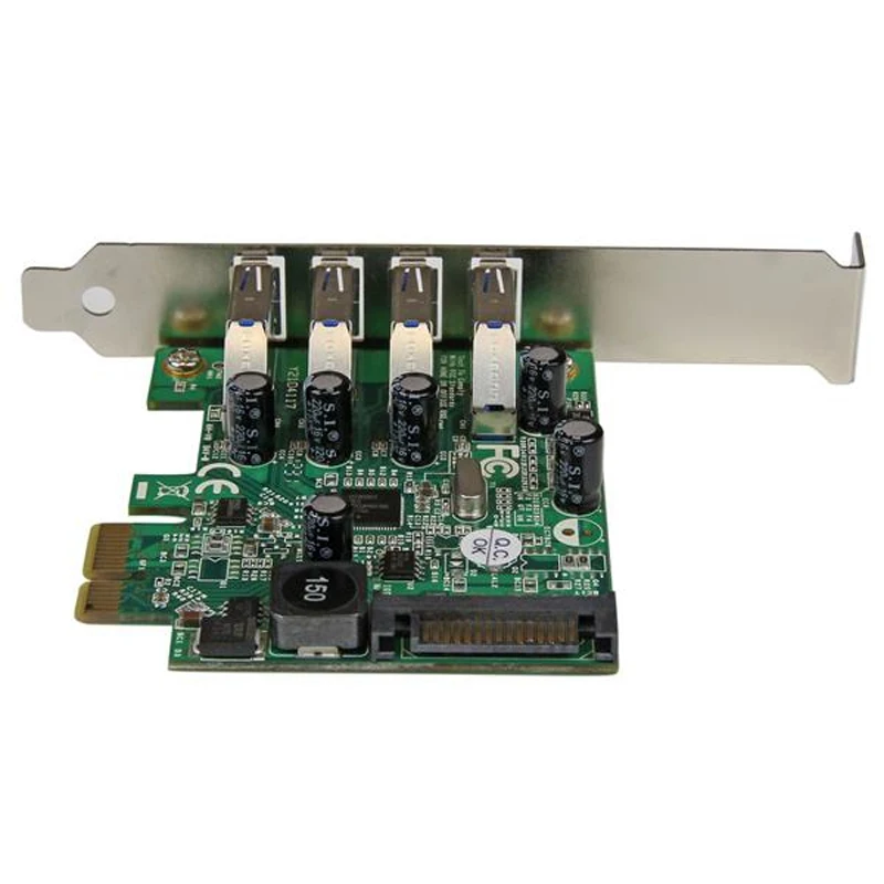 StarTech.com Tarjeta Adaptador PCI Express PCI-E cable USB 3,0 con UASP de 4 Puertos-Alimentacion SATA Drive PCIe... NEC uPD72020 StarTech.com Tarjeta Adaptador PCI Express PCI-E cable USB 3,0 con UASP de 4 Puertos-Alimentacion SATA Drive PCIe... NEC uPD72020
