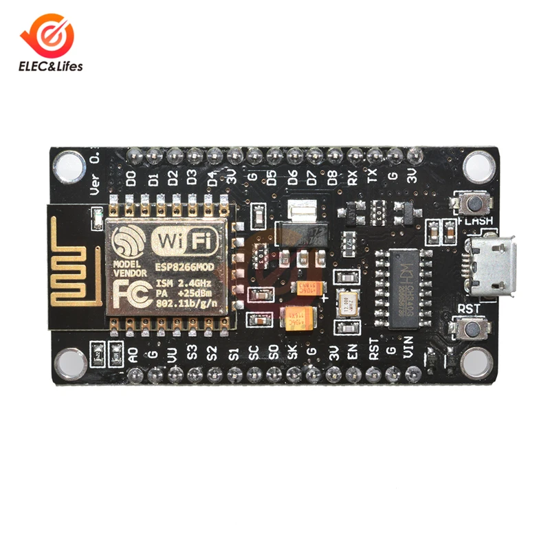 Беспроводной модуль NodeMcu V3 ESP8266 Wi-Fi плата разработки Интернет вещей CH340 Micro USB для