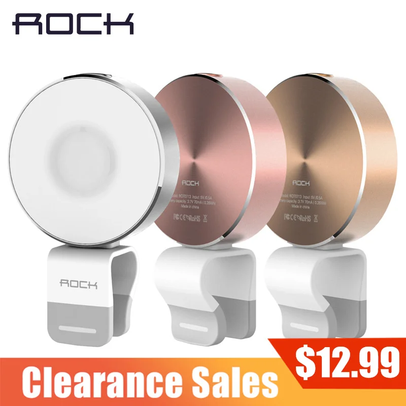 

ROCK OMI Phone Flash Selfie Light , LED light-compensating lamp , Metal Alloy camera flashlight