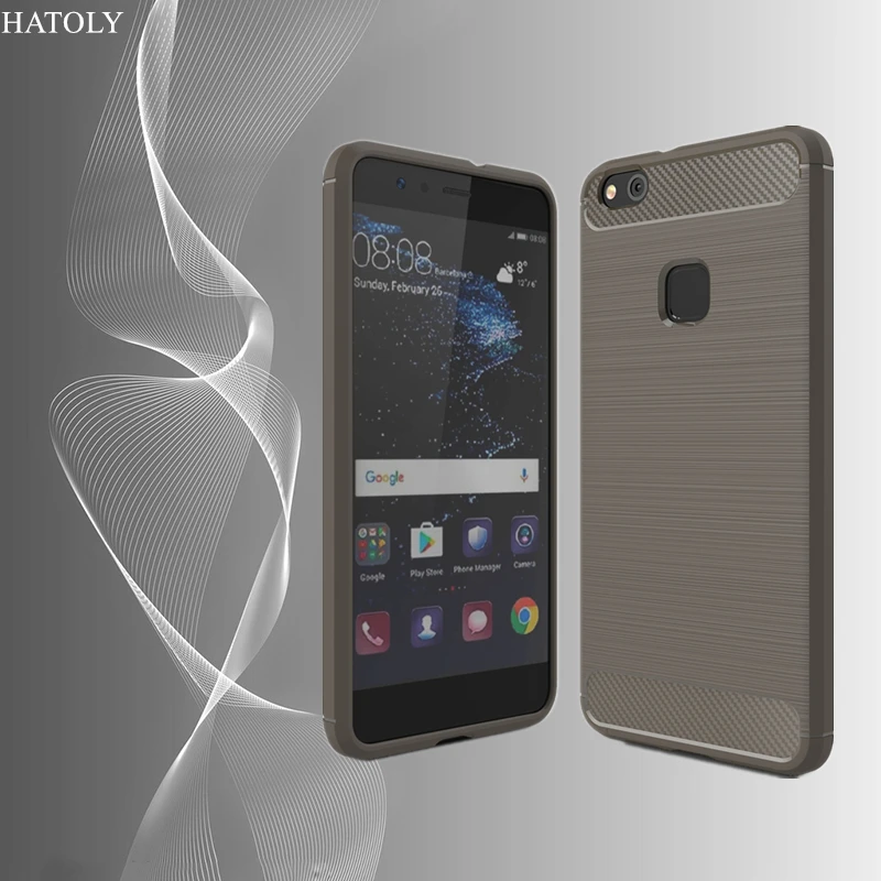 HATOLY For Capa Huawei P10 Lite Case Ascend Soft TPU Brushed Rugger Silicone / Nova 5.2&quot( |