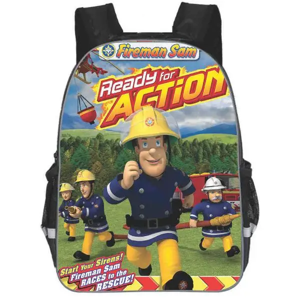  Hero Fireman Sam Printed Backpacks For Kids Boys Bag Children Schoolbag For Kindergarten school bag - 4000316897489