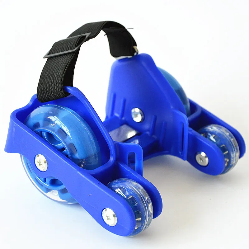 

Children Adjustable Size Flashing Roller Skates Double Row PU Wheels LED Lighted Skating Shoes Kids Sliding Slalom Inline Skates