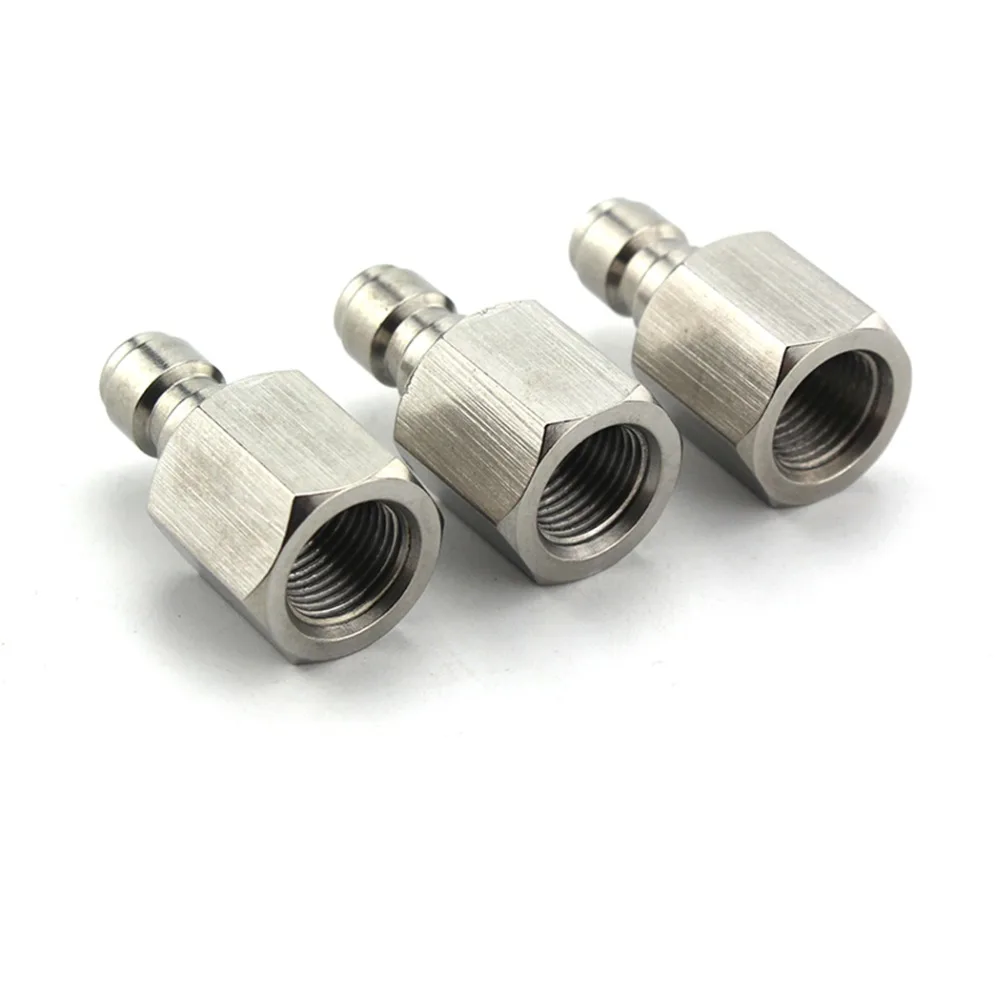 PCP ВВС Пейнтбольного ружья Quick гнездовой разъем 1/8BSPP 1/8NPT M10x1 Нержавеющая сталь