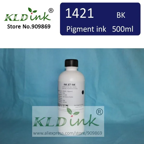 

[ KLD Ink ] 1PCS x 500ml Compatible BCI1421 BCI-1421 BLACK Pigment ink for W8200 W8400 Large Format Printer