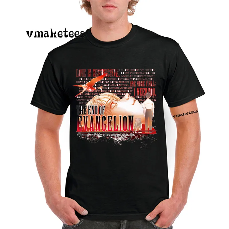 

Neon Genesis Evangelion T shirt ATTACK ANGEL EVA 01 02 Anime Tshirt For Men GMT4486Z