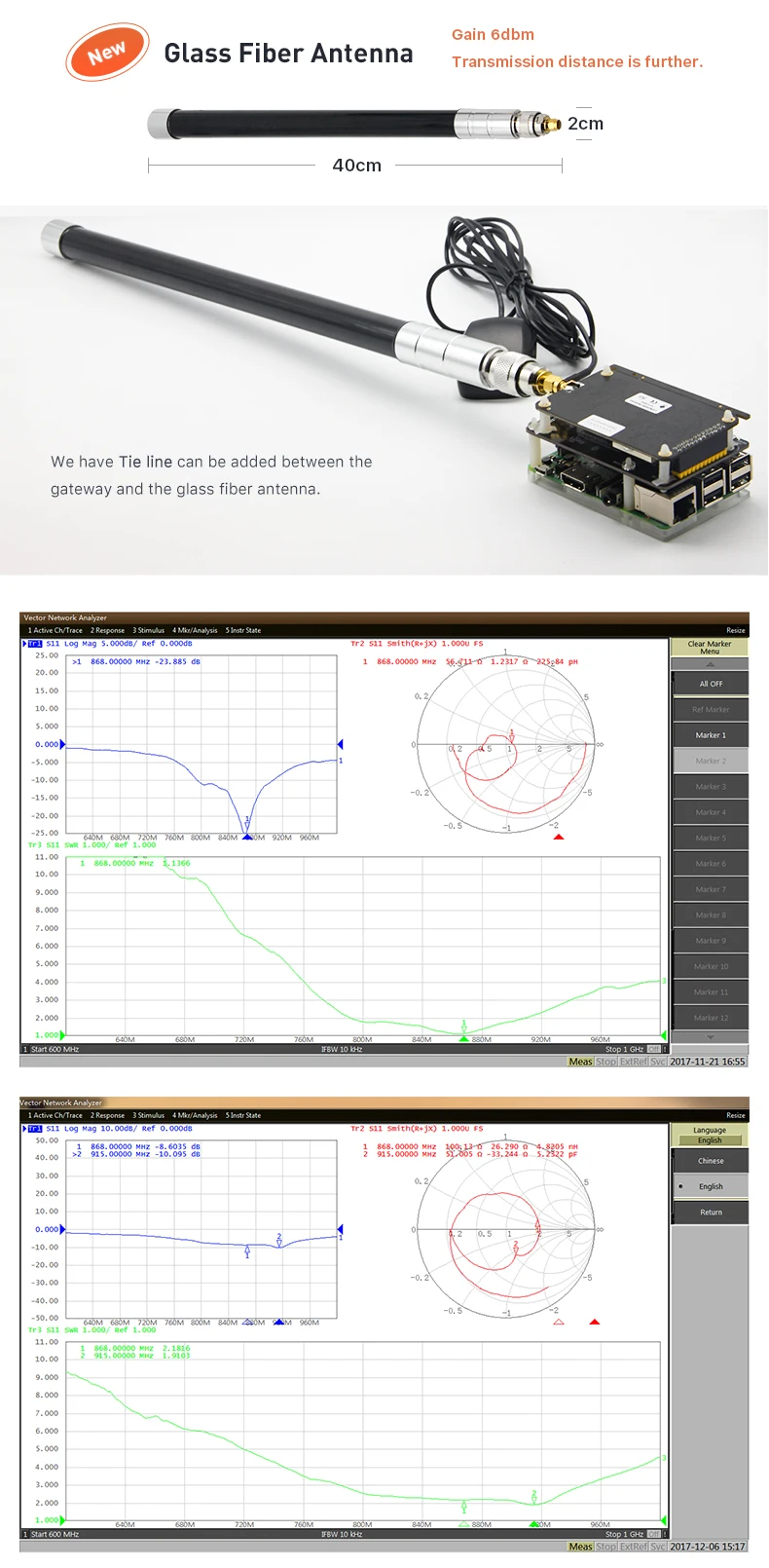 Glass fiber antenna(180514)