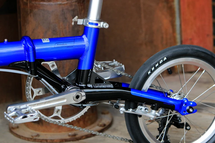 Discount Fnhon Freedom Aluminum Folding Bike 14" 16" V Brake 3 Speed 9T 13T 17T Minivelo Mini velo Bike Urban Commuter Bicycle Foldable 10