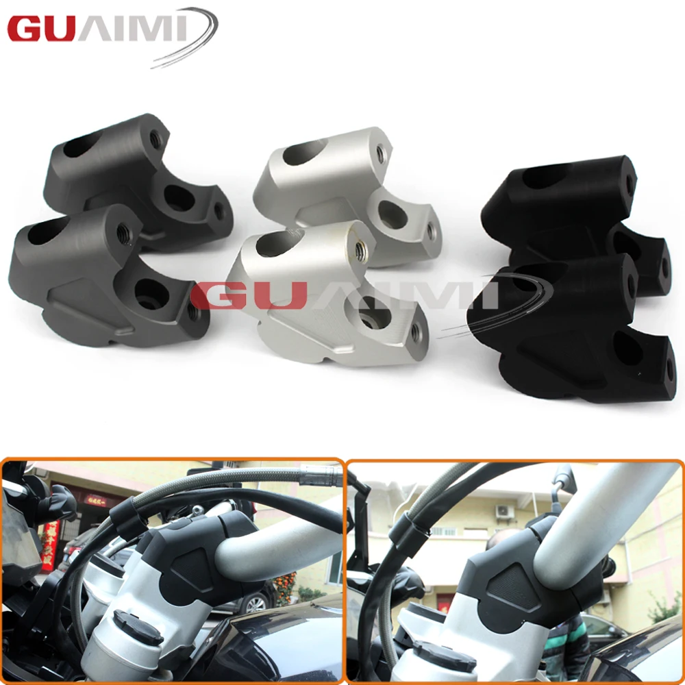 

R1200GS CNC Motorcycle Handlebar Bar Risers Kit For BMW R1200GS R1200LC 2013 2014 - 2017 R1200ADV 2014 2015 2016 R 1200 LC