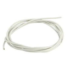 20AWG гибкий силиконовый провод кабель мягкий высокое Температура Луженая Медь белый 1/3/5/10 м