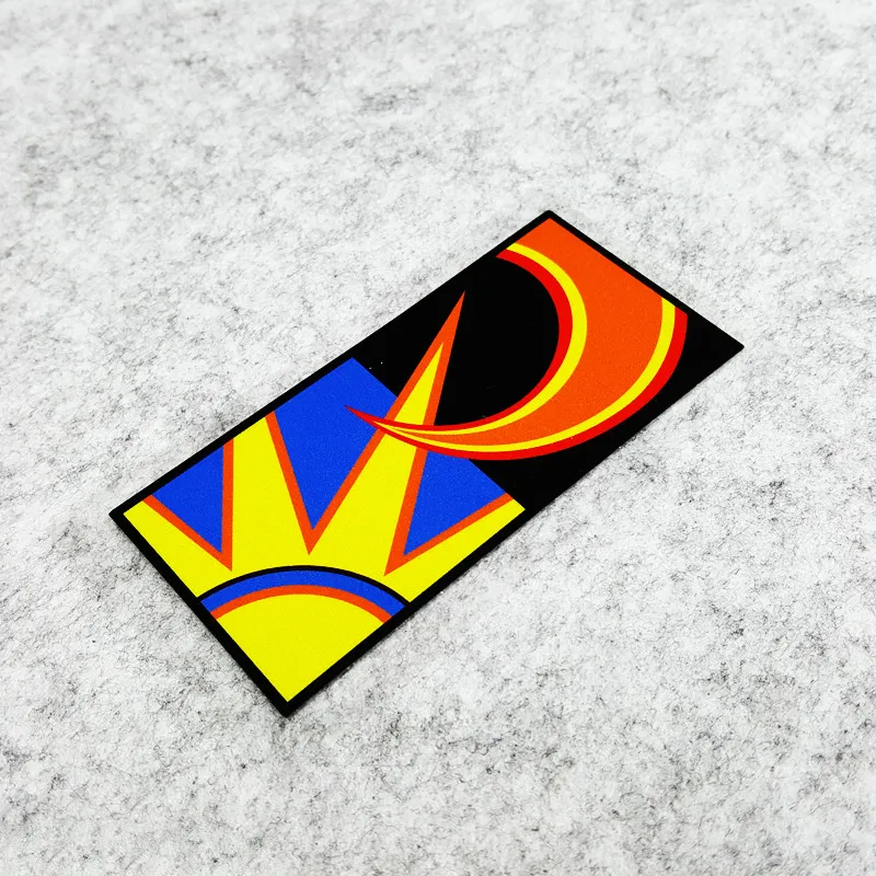 

Special Offer GalonDeco Rossi Moon Sun MOTO GP Motorcycle Racing Stickers Car Reflective Stickers and Decals Moto Helmet Sticker