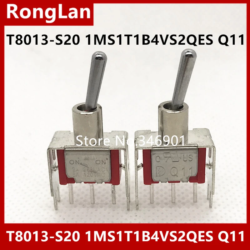[sa]t8013s20 pin Single Tripod Two Tranches M6.35 Small Toggle Switch