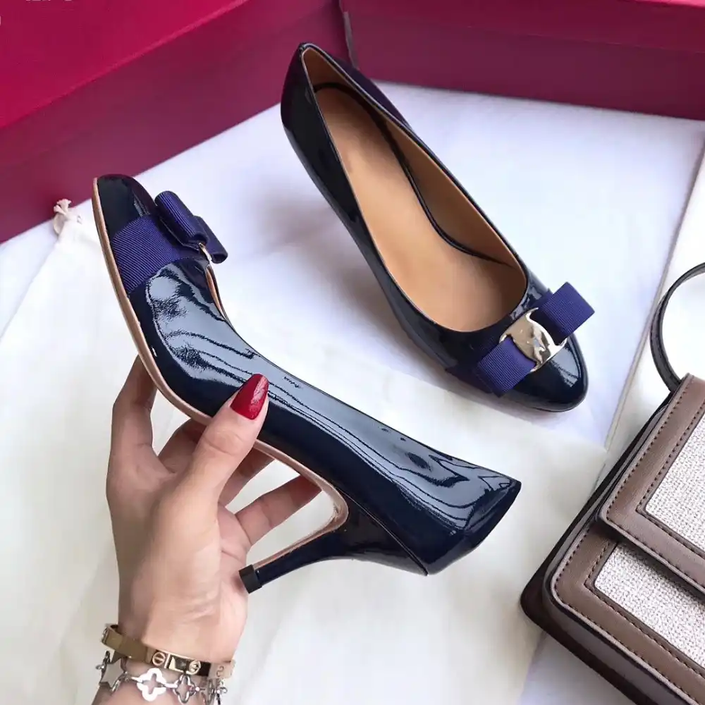 cute navy blue heels