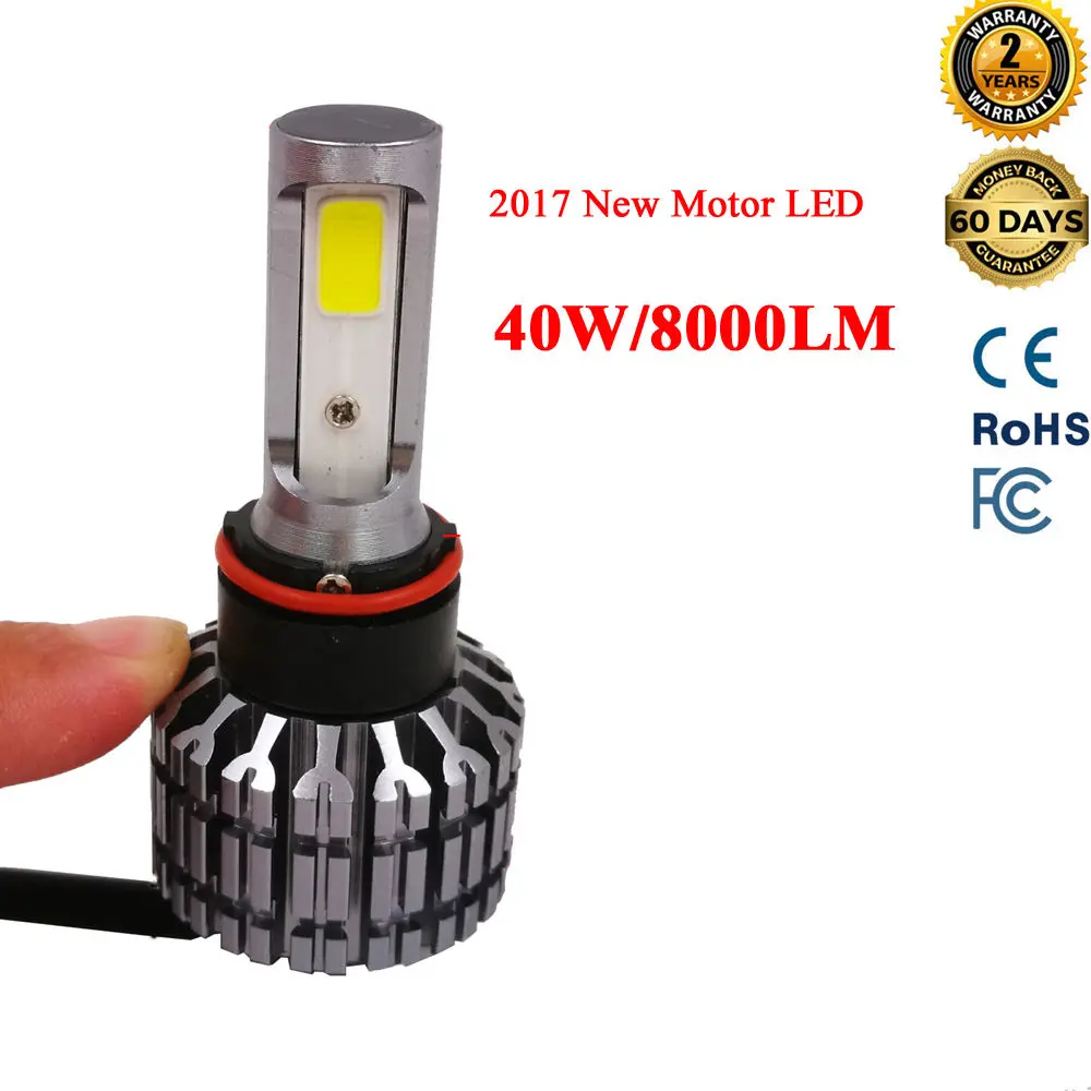 

60W Motorcycle LED Headlight H4 H6 Hi/Lo Moto Bike 8000LM Cold white 12V Aviation Aluminum 6000k for Yamaha