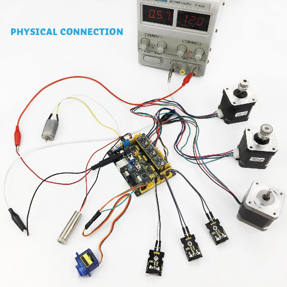 Keyestudio CNC GRBL V0.9 щит+ USB кабель для Arduino CNC/лазерная гравировка