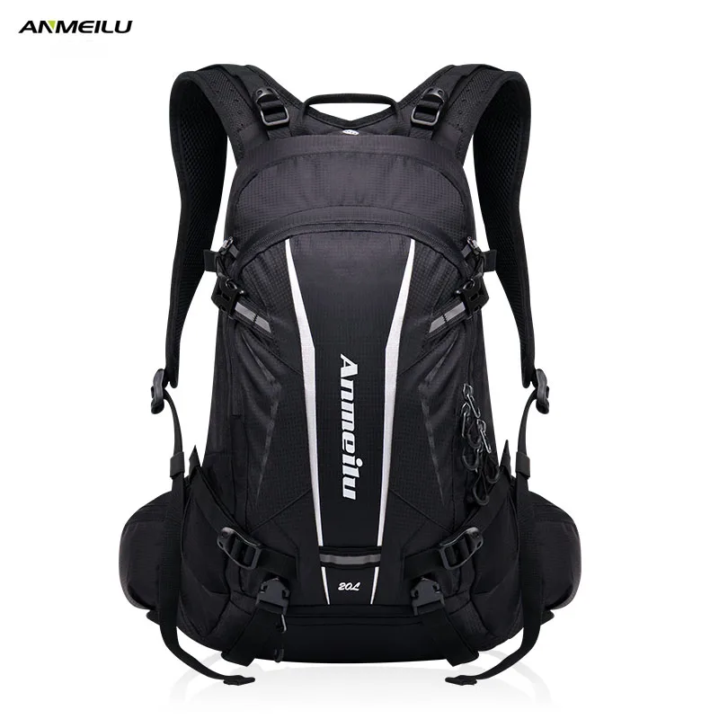 ANMEILU 2L Water Bladder Bag 20L Camping Hydration Backpack Waterproof Outdoor Sport Hiking Climbing Cycling Backpack Travel Bag