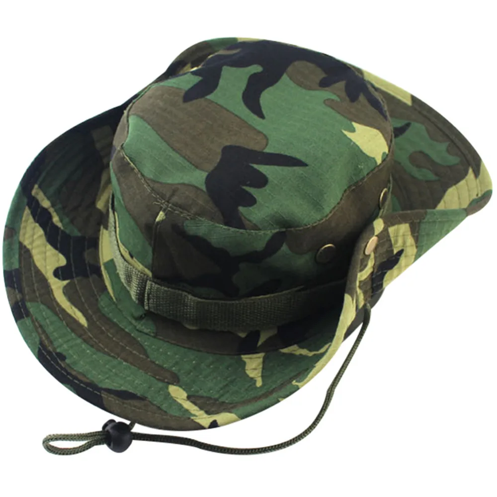 camouflage fisherman hat